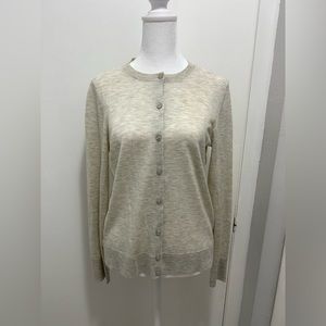 SAKS FIFTH AVENUE button front cashmere cardigan
